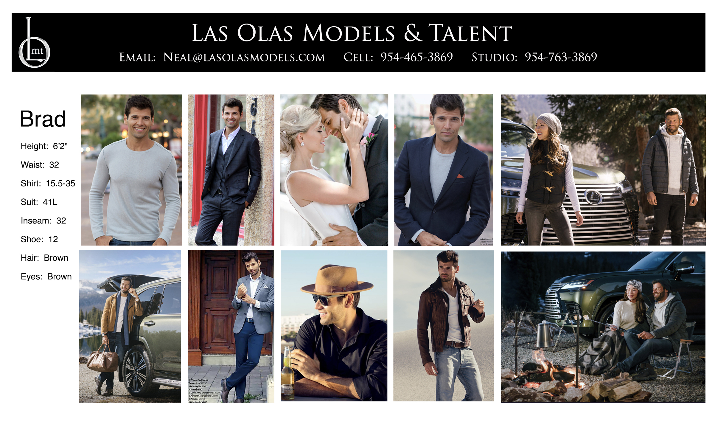 Model Fort Lauderdale Miami South Florida Print Catalog Video Fashion Model Male Model - Las Olas Models Fort Lauderdale Miami - Brad