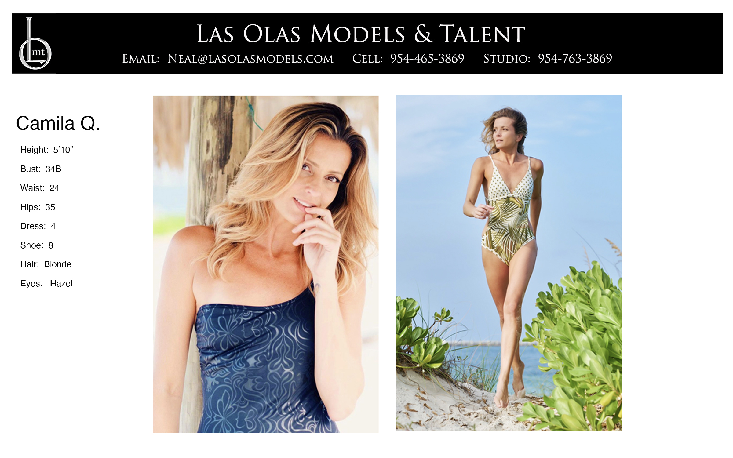 Camila Q second comp card