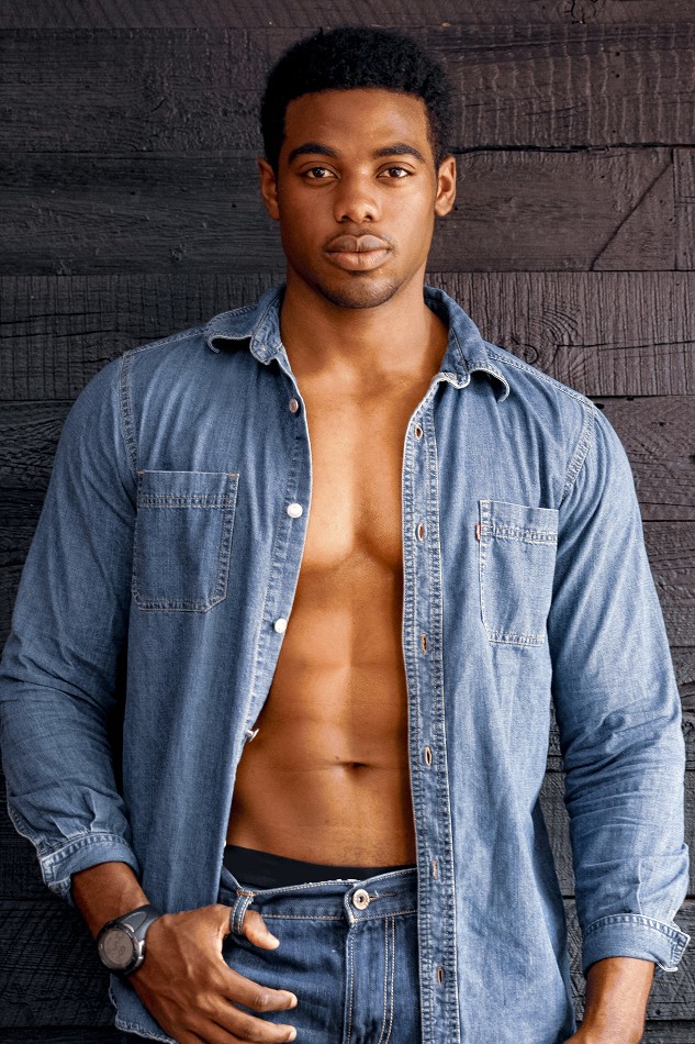 Thurman Brown denim portrait
